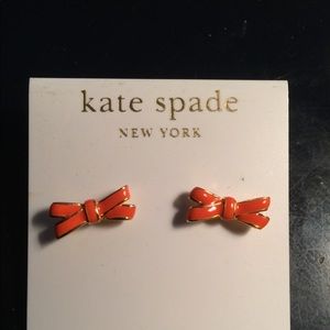 NWT! Kate Spade bow earrings